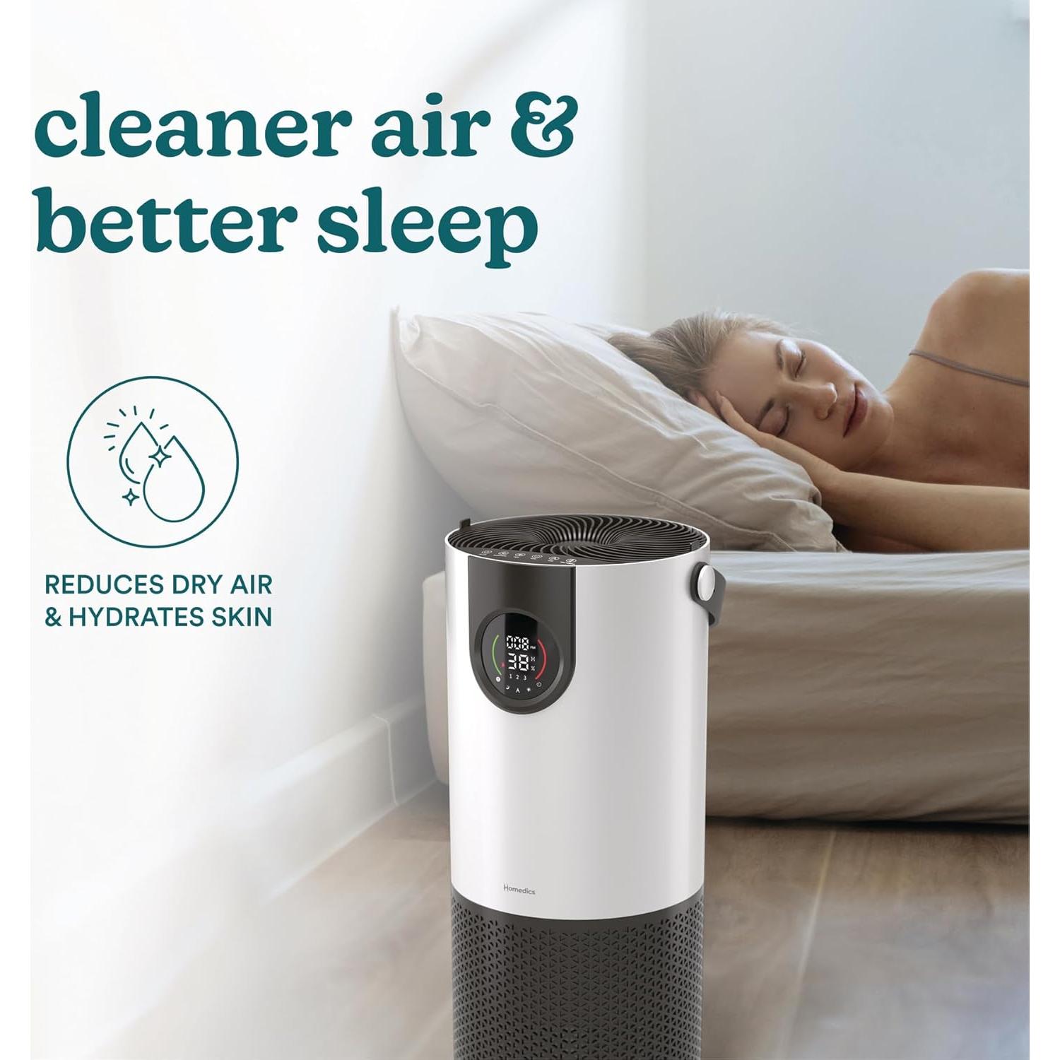 Humidificador y Purificador de Aire Homedics AP-H400 - 38.65 m²