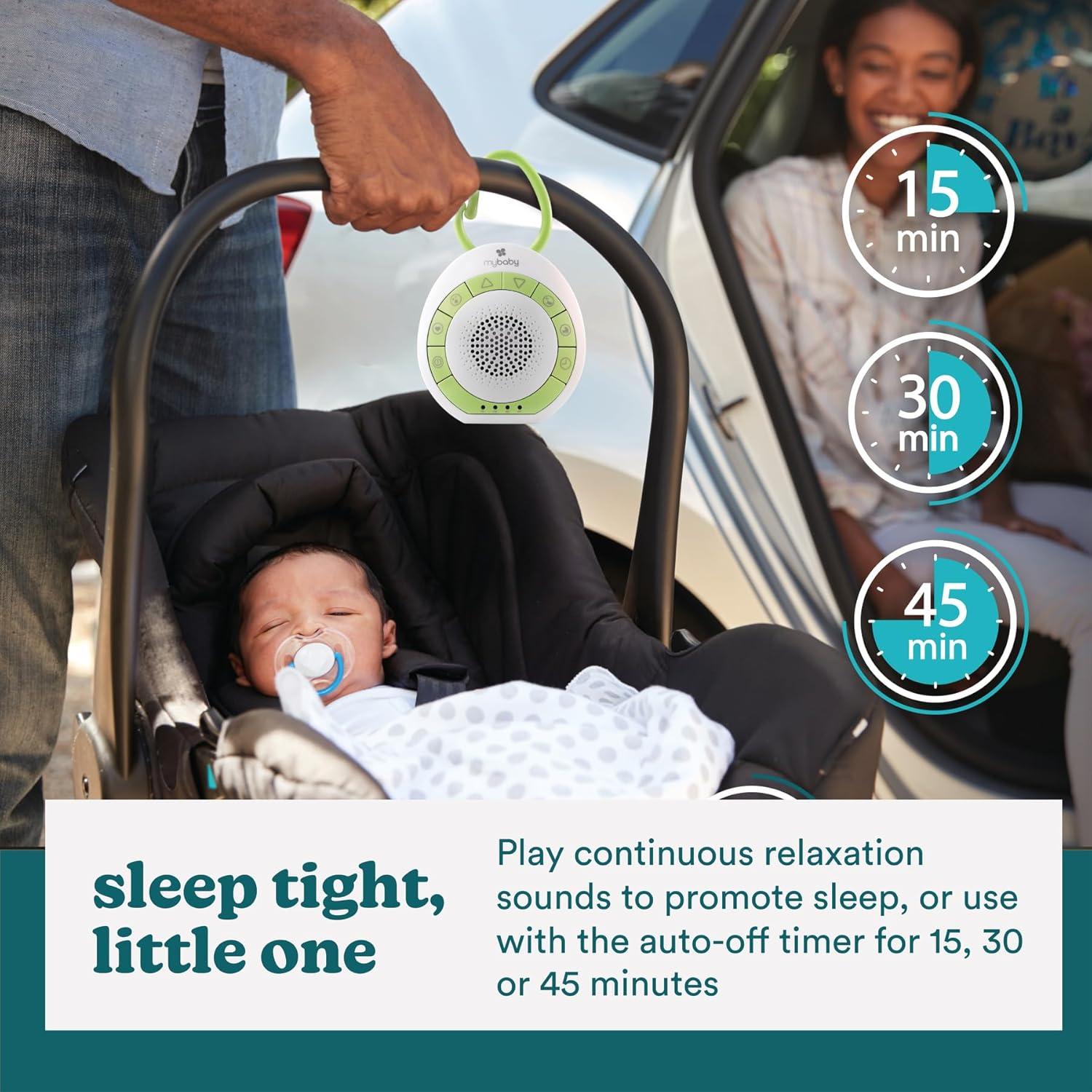 MyBaby Máquina de Sonido para Bebés - Ruido Blanco Portátil