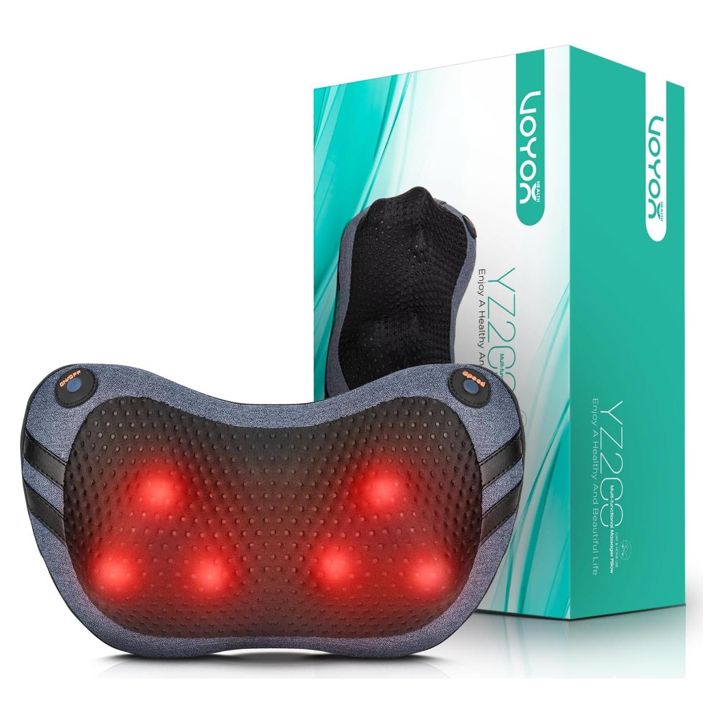 Masajeador de Cuello y Espalda Shiatsu VOYOR-HEALTH 3D con Calor