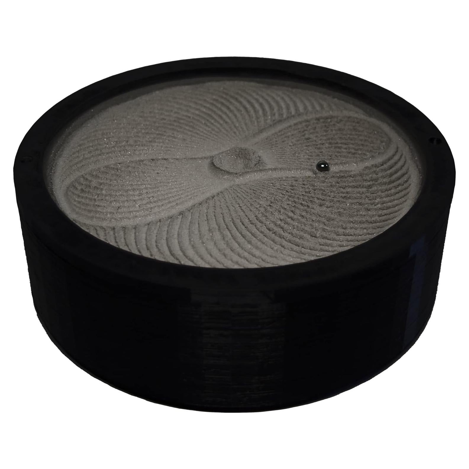 Tazón de Arena Zen Automático Genérico Negro 21.95cm