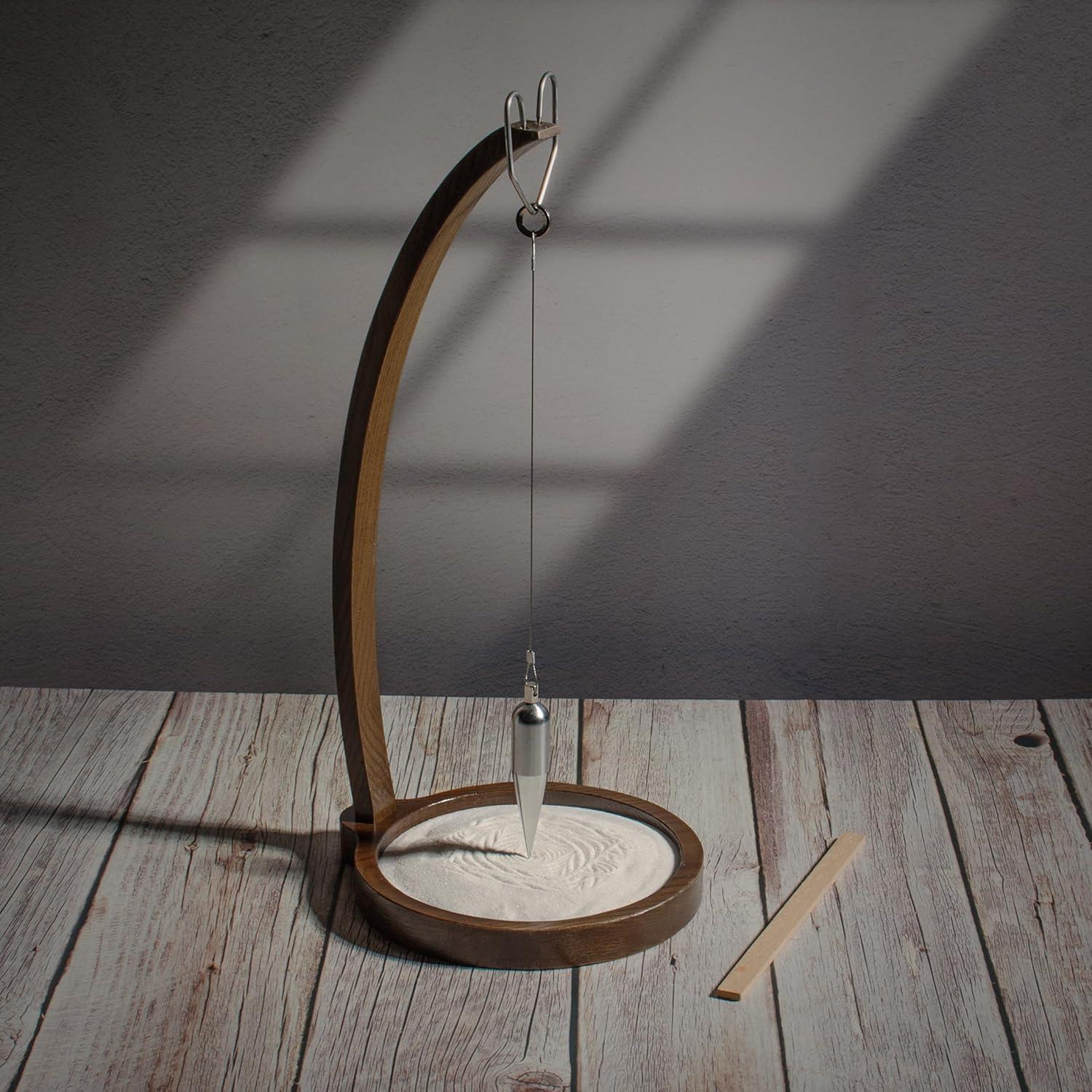 Péndulo de Arena Kihomi de Madera para Escritorio 18x16cm