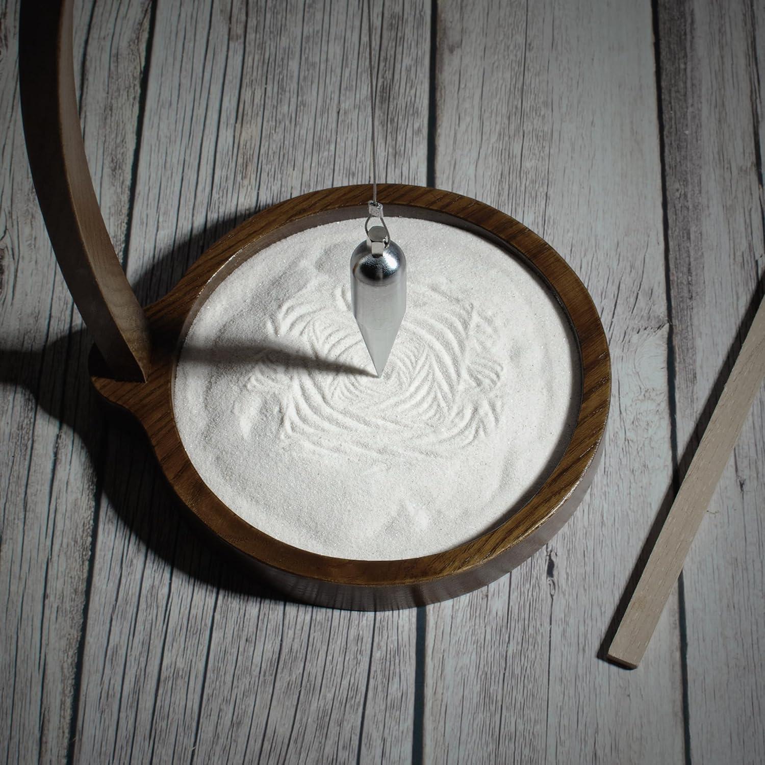 Péndulo de Arena Kihomi de Madera para Escritorio 18x16cm