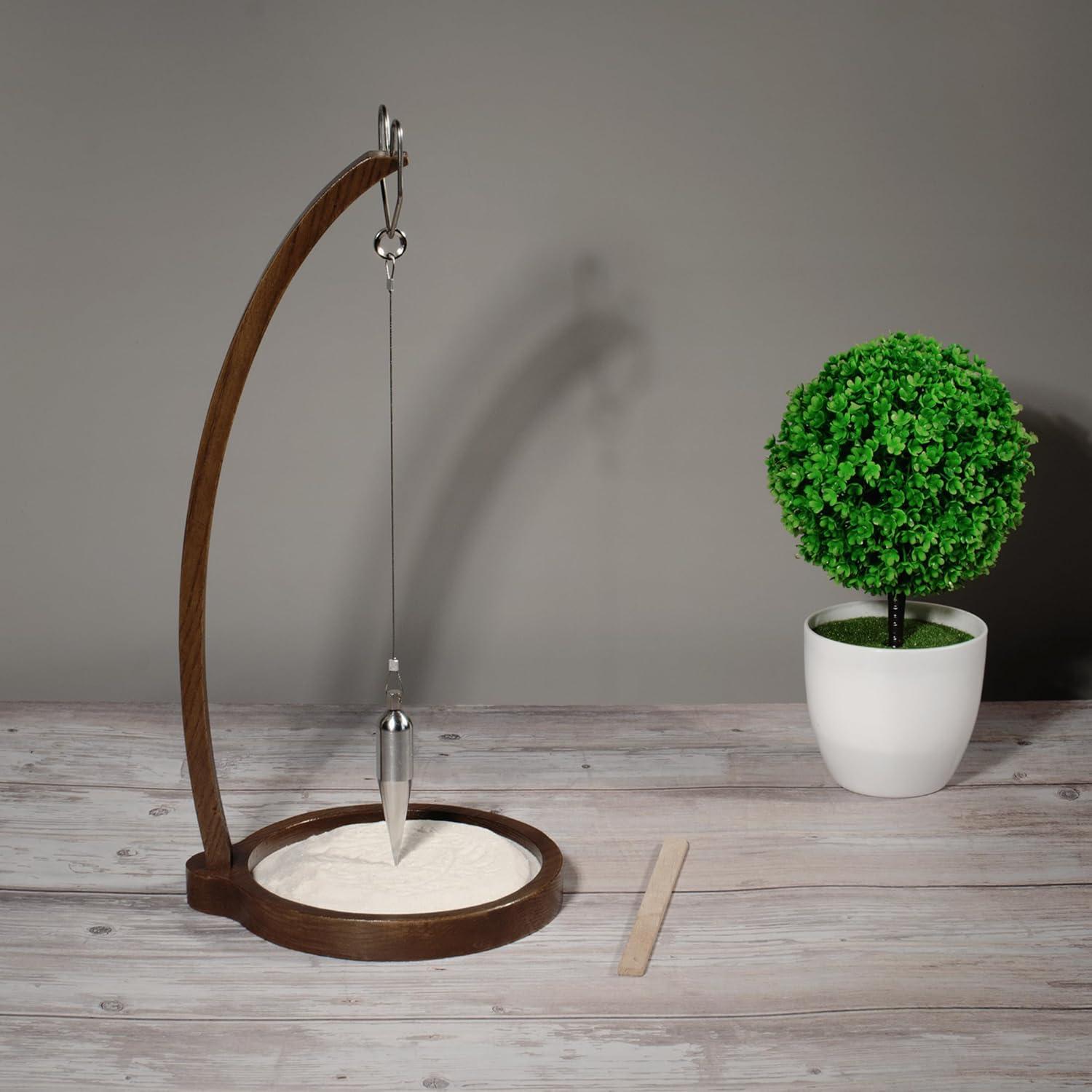 Péndulo de Arena Kihomi de Madera para Escritorio 18x16cm