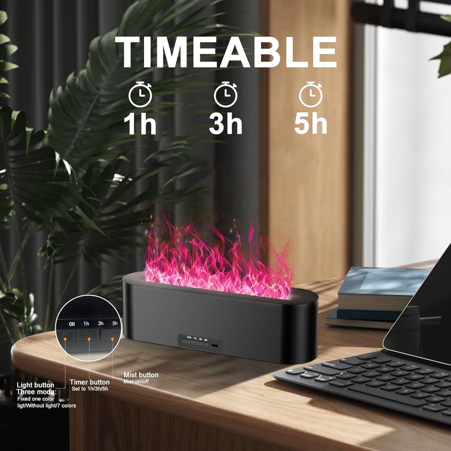 Difusor de Aceite Eiifiter DQ709 150ml Ultra-Silencioso 7 Colores