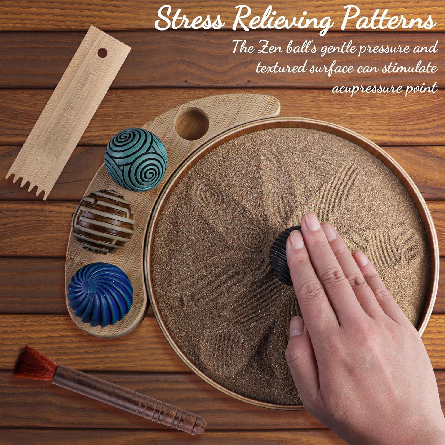 Jardín Zen Melonva para Escritorio - 24.1cm con 4 Esferas