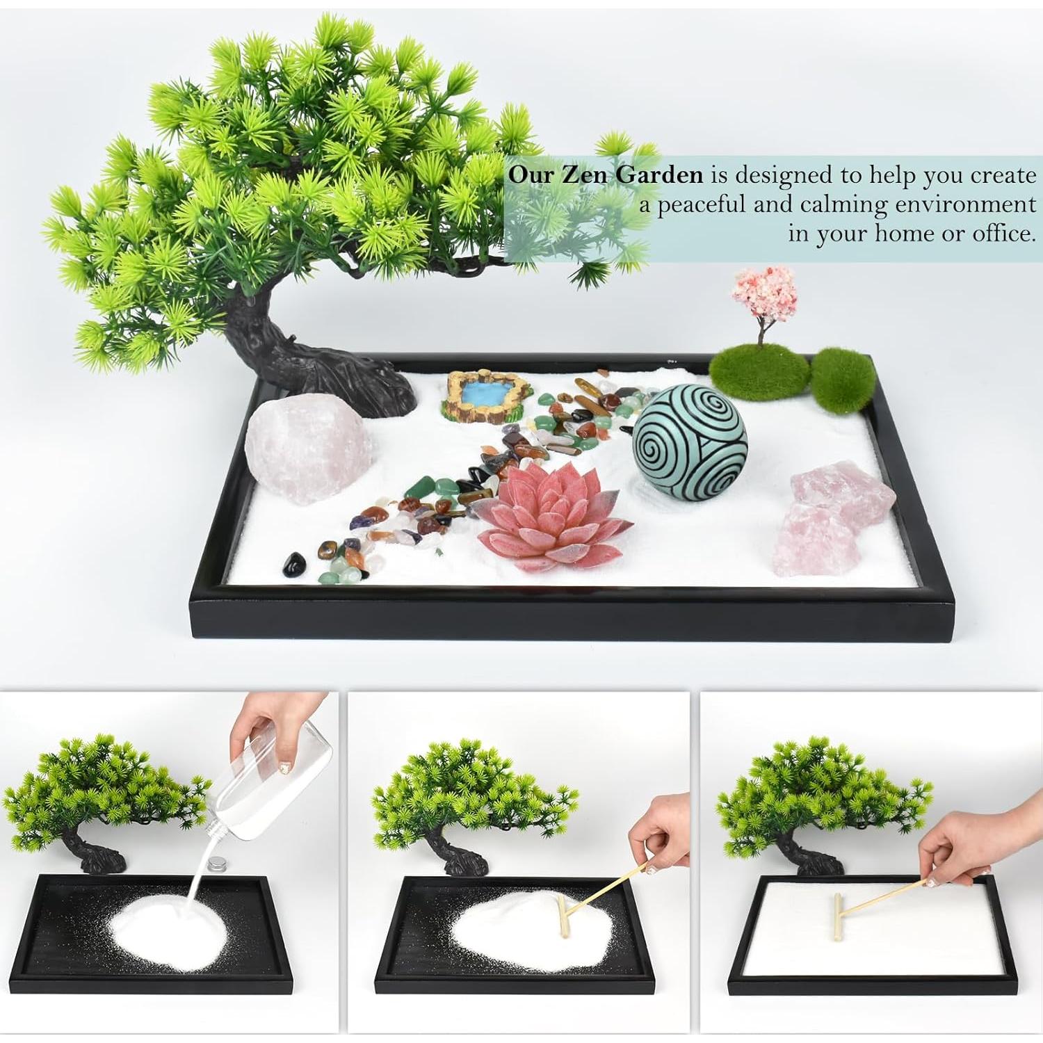 Jardín Zen Japonés Artcome para Escritorio - Meditación y Relajación