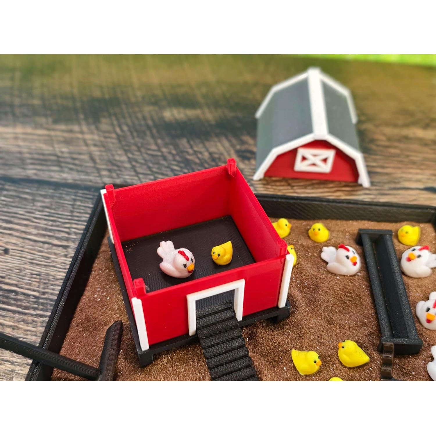 Jardín Zen de Pollo Munnygrubbers - Grande 17.78 cm - Alivio Estrés