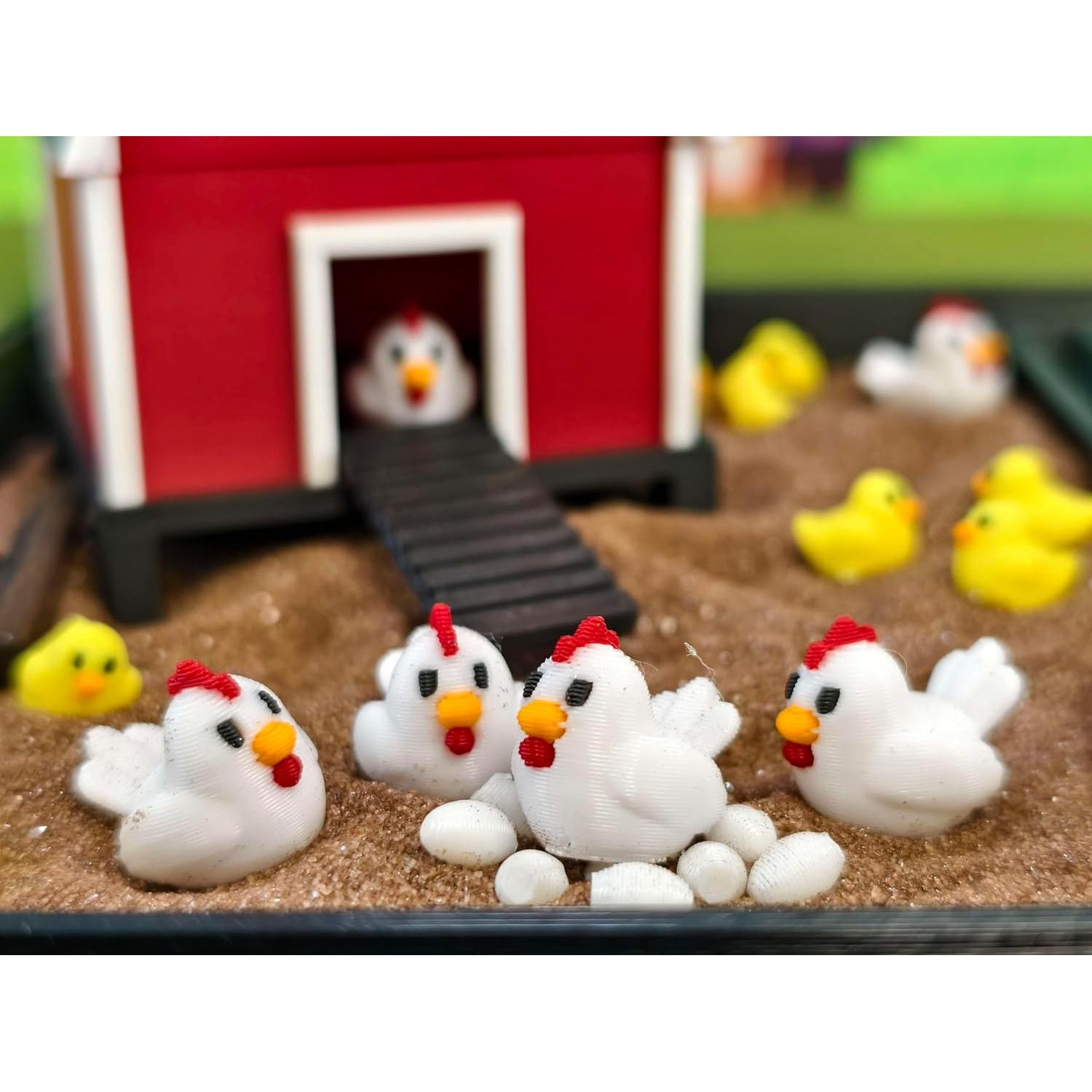 Jardín Zen de Pollo Munnygrubbers - Grande 17.78 cm - Alivio Estrés