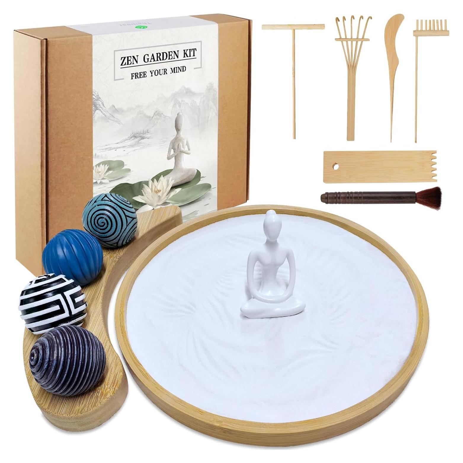 Kit Jardín Zen Thaibear para Escritorio - Decoración Premium