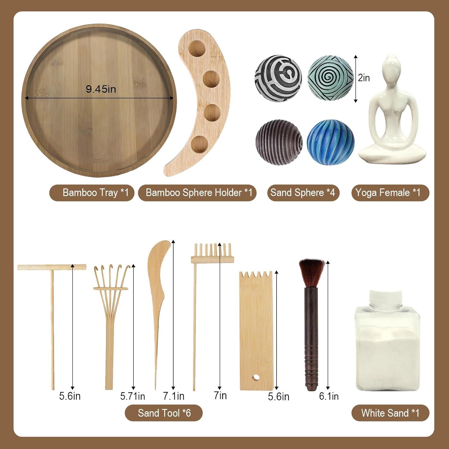 Kit Jardín Zen Thaibear para Escritorio - Decoración Premium