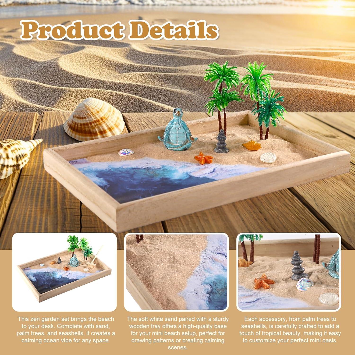 Kit Jardín Zen Mini Funsky - Decoración de Escritorio Relax