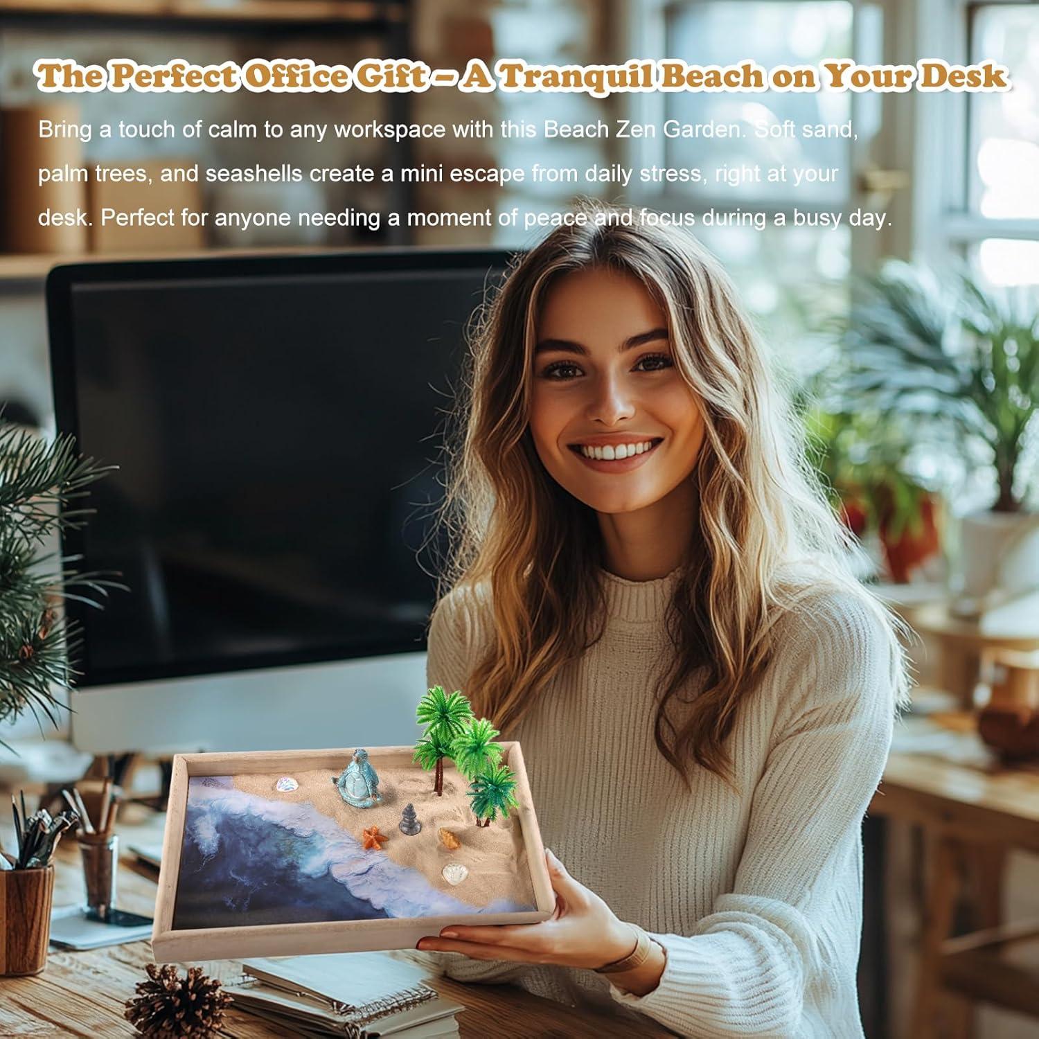 Kit Jardín Zen Mini Funsky - Decoración de Escritorio Relax