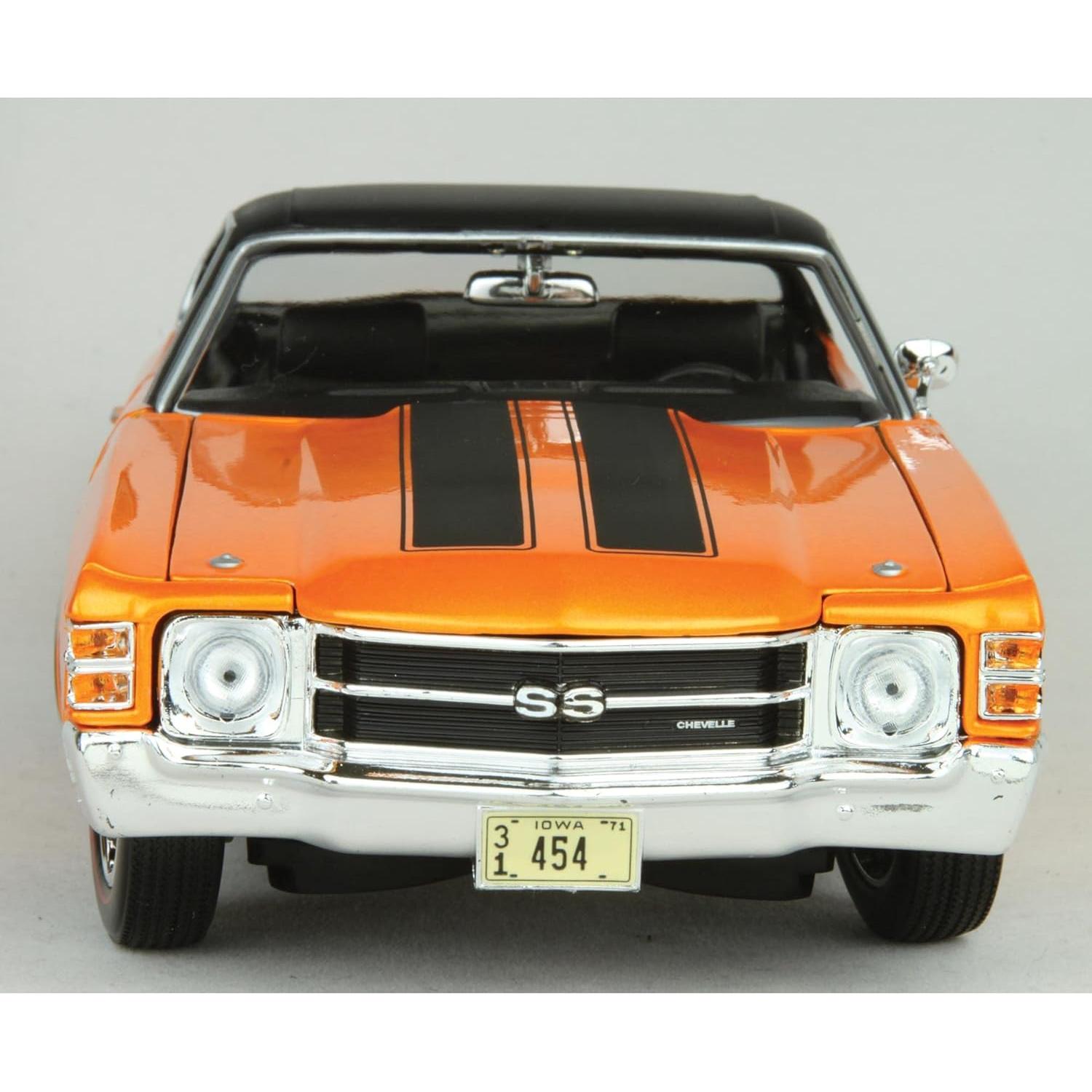 Maisto 1:18 Chevrolet Chevelle SS 454 1971 Negro Detallado