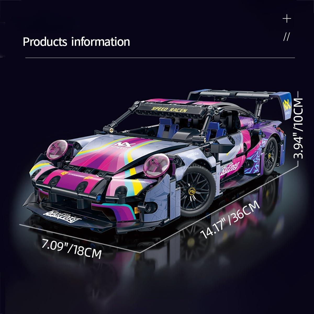 Bloques de Construcción Chodia Supercarro 1:14 para Adultos