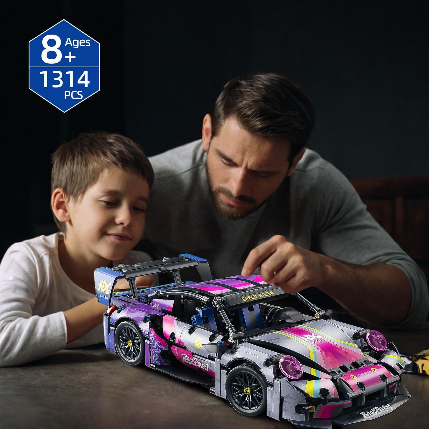 Bloques de Construcción Chodia Supercarro 1:14 para Adultos