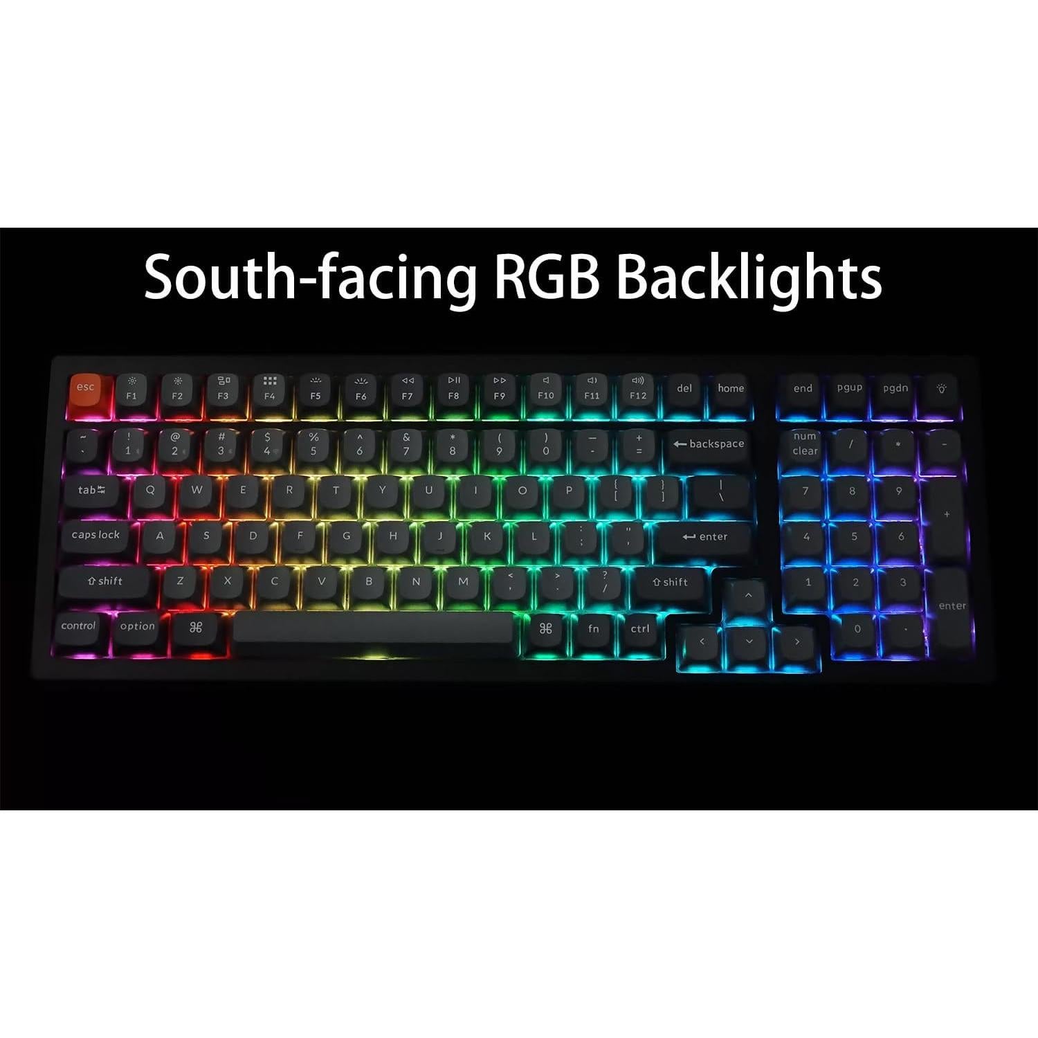 Teclado Mecánico Inalámbrico Keychron K8 Max 80% Rojo