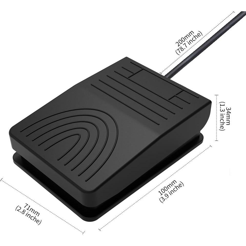 Pedal USB Programable PC FS2007U1 - Teclado Ergonómico