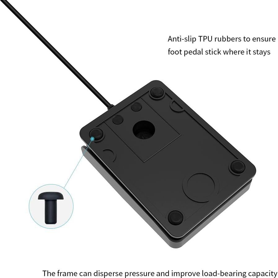 Pedal USB Programable PC FS2007U1 - Teclado Ergonómico