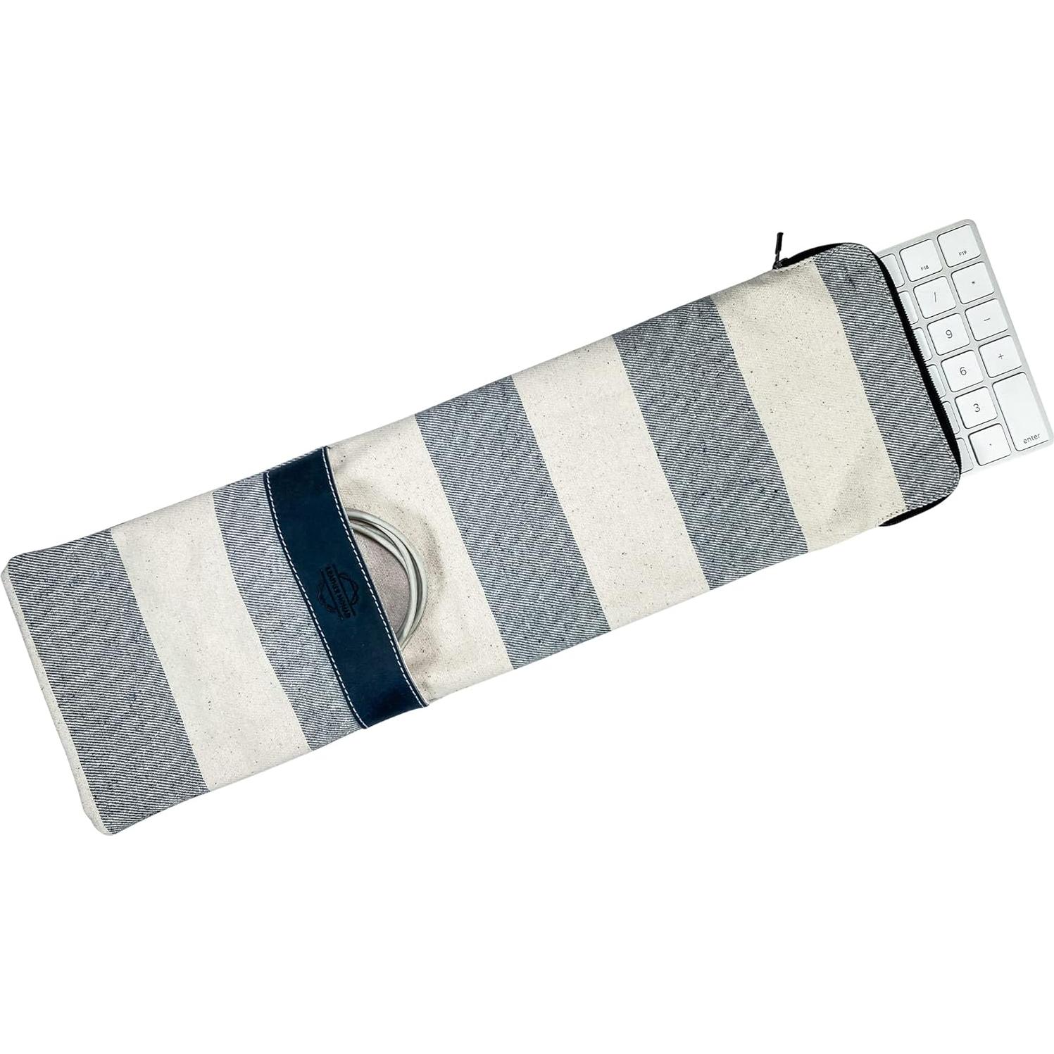 Funda de Teclado Mágico Denim Hecha a Mano Leather Nomad