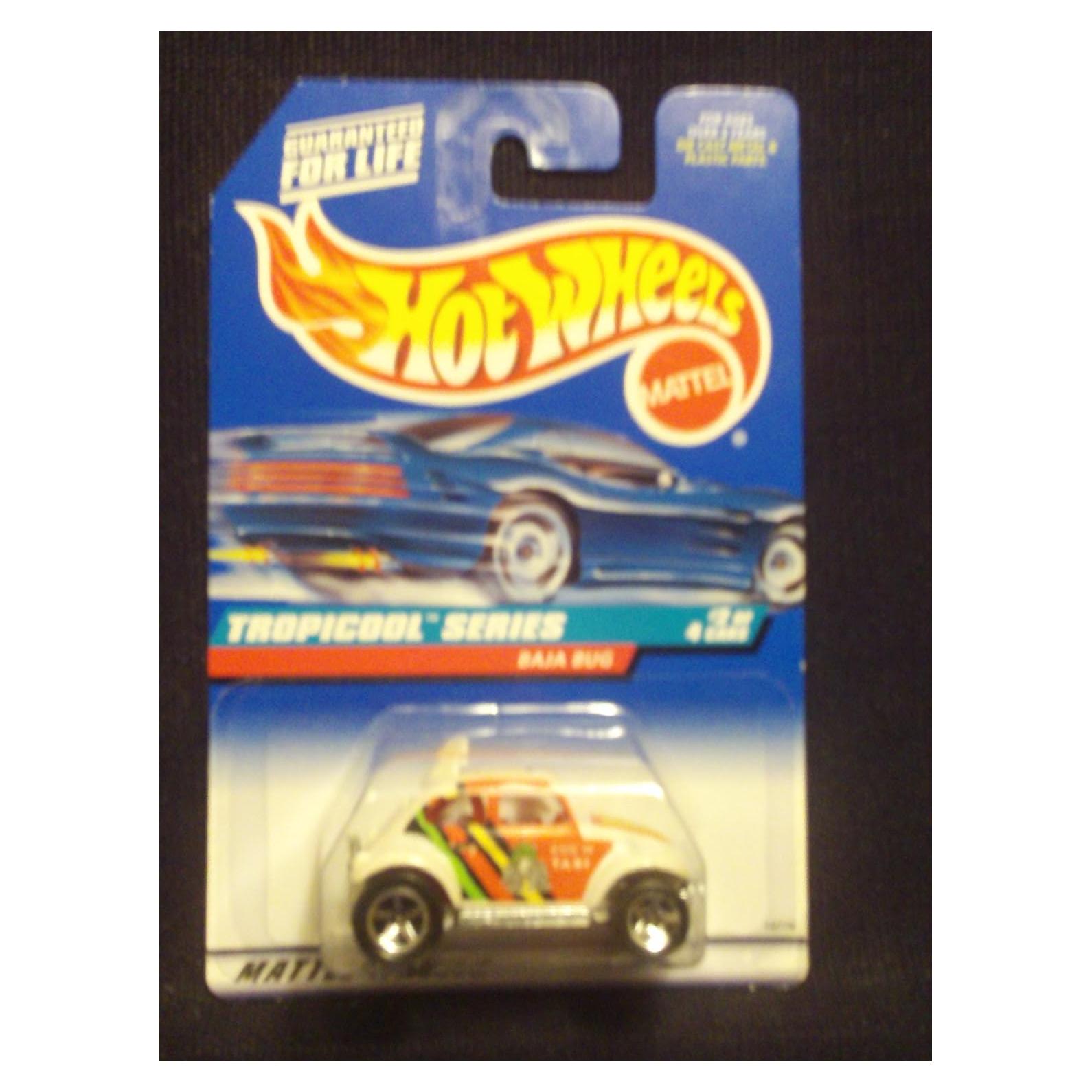 Coche Die Cast Hot Wheels 1998 Baja Bug 1:64 Blanco