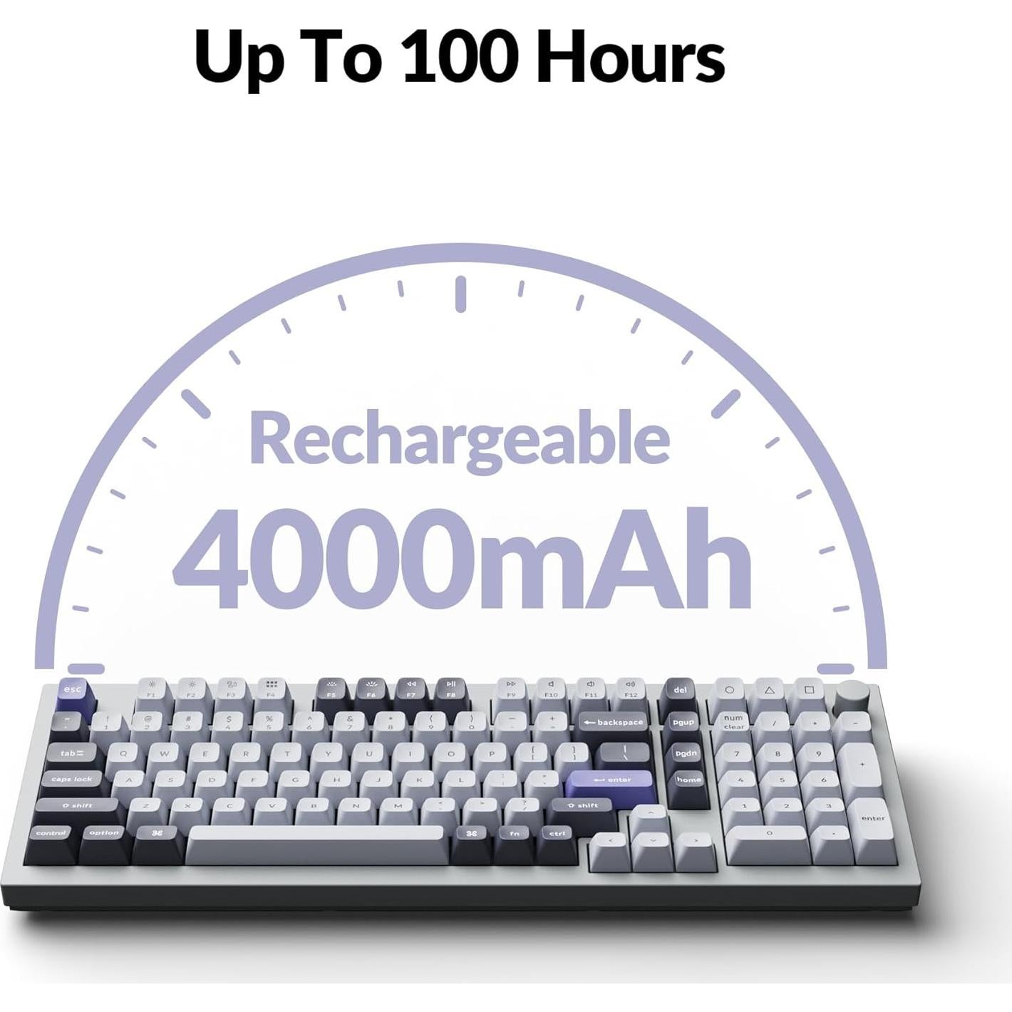 Teclado Mecánico Inalámbrico Keychron Q5 Pro 96% PBT K Pro Rojo