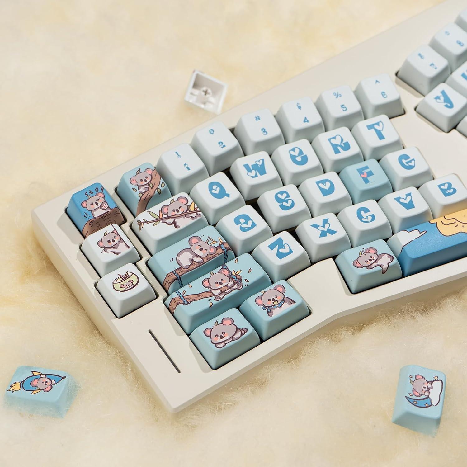 Juego de Teclas PBT 74 Teclas Koala MDA para Teclados Mecánicos