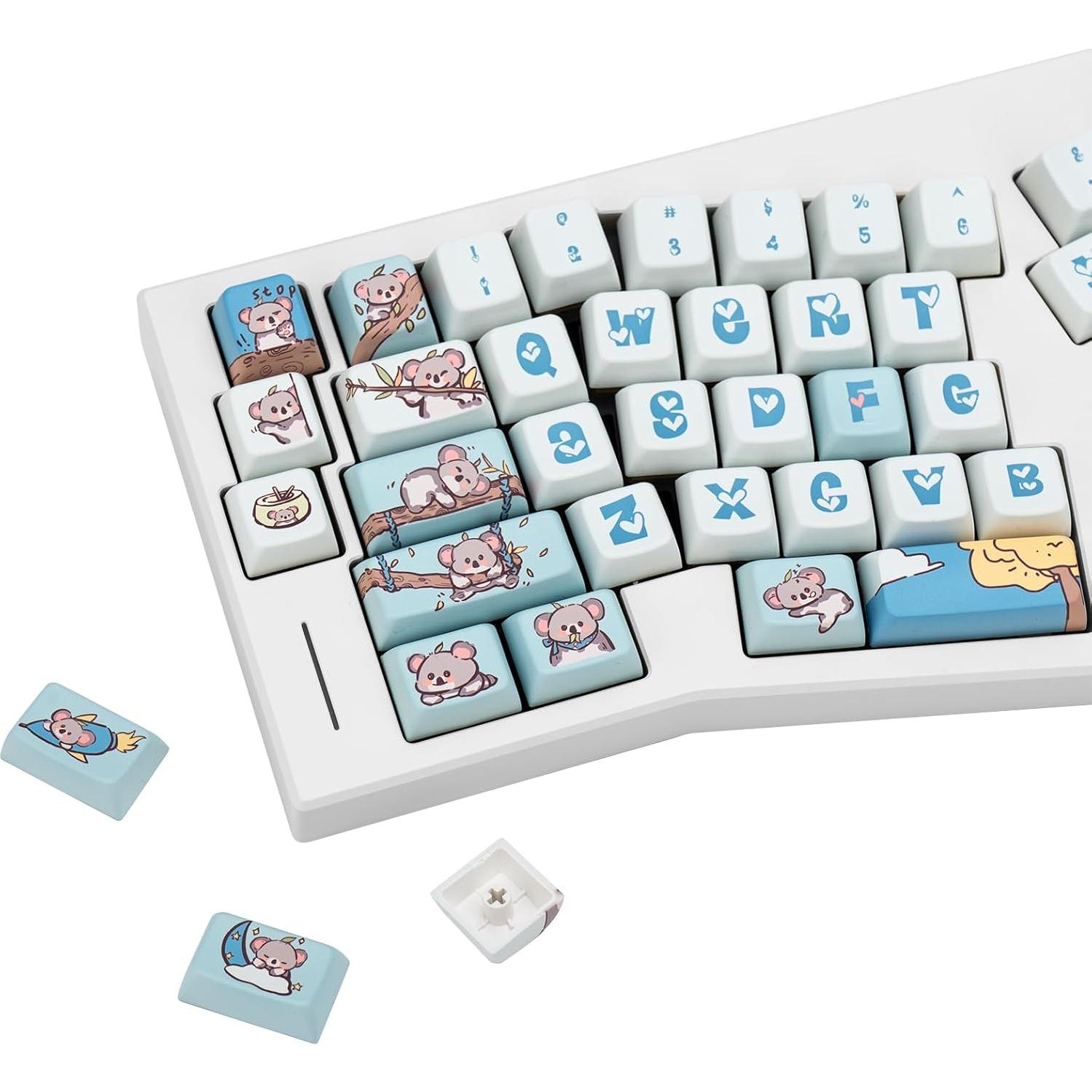 Juego de Teclas PBT 74 Teclas Koala MDA para Teclados Mecánicos