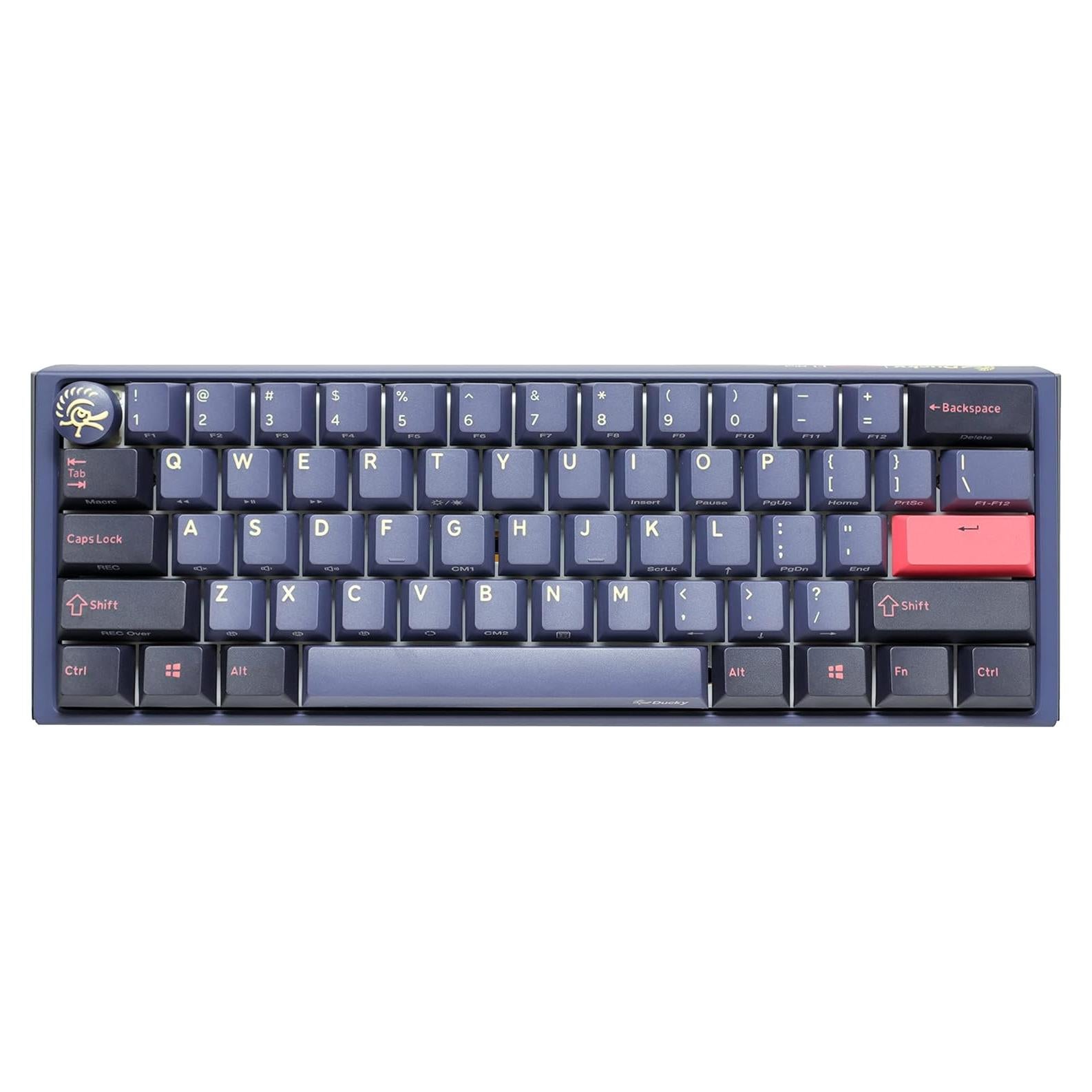 Teclado Mecánico Ducky One 3 Mini 60% RGB PBT Cherry MX Rojo