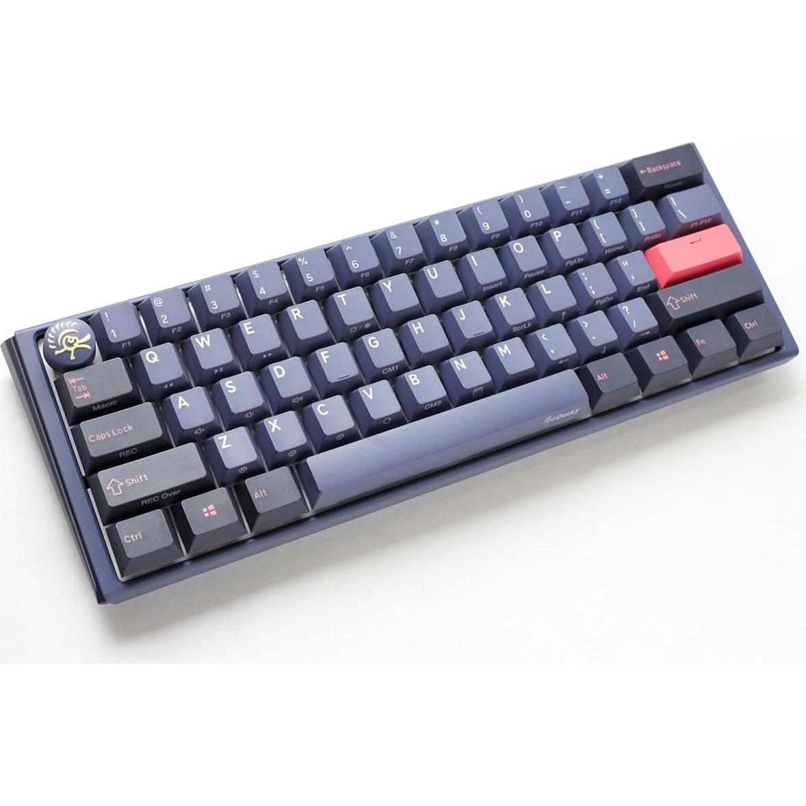 Teclado Mecánico Ducky One 3 Mini 60% RGB PBT Cherry MX Rojo