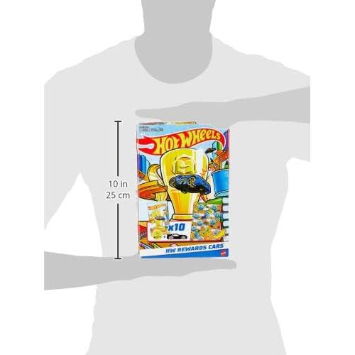Coche de Juguete Hot Wheels HW Rewards 1:64 - Paquete de 10