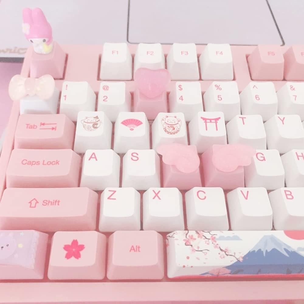 Teclas Mecánicas R4 Rosa PBT YupYay para Cherry MX - 2 Piezas