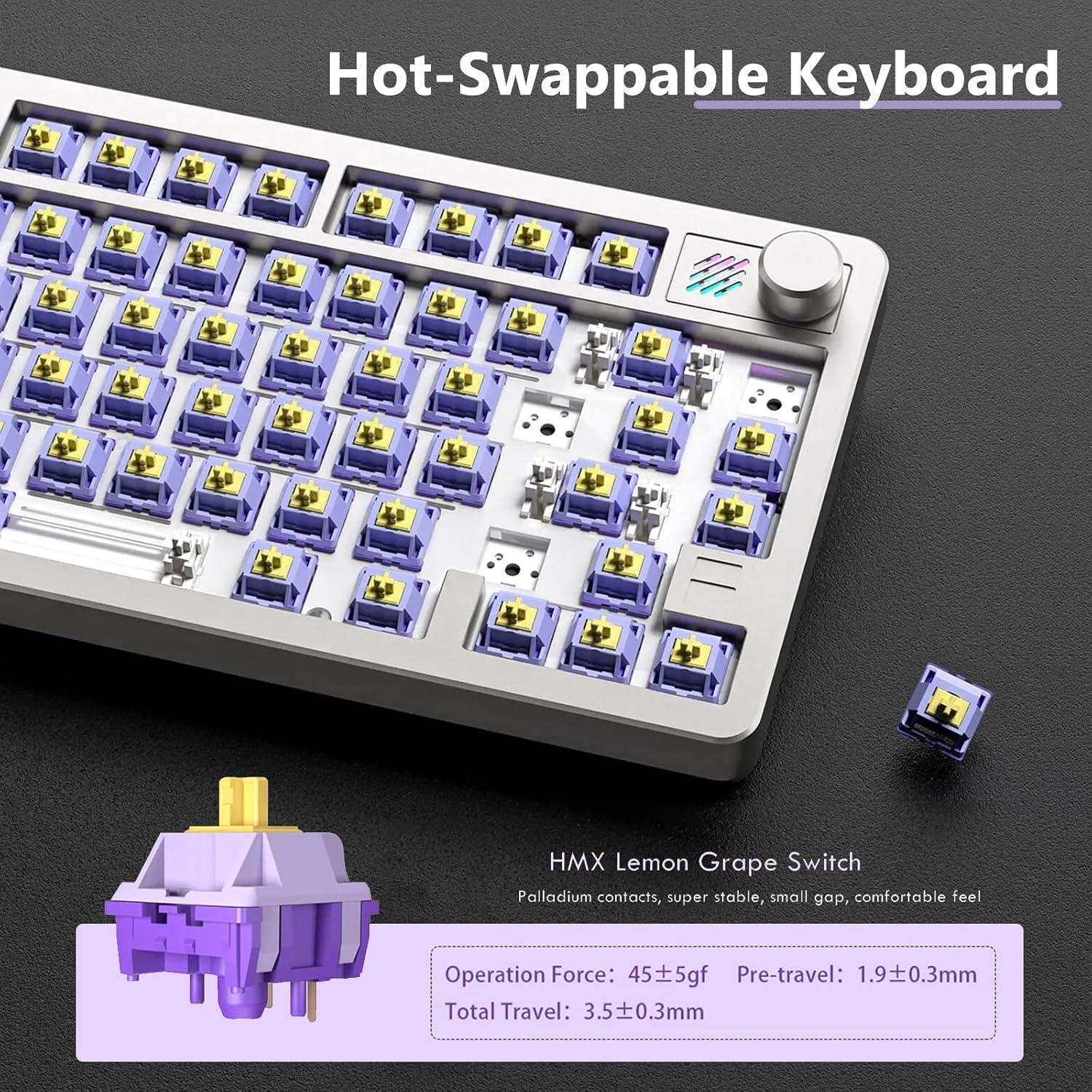 Teclado Mecánico FURYCUBE F75 Aluminio 75% RGB Programable