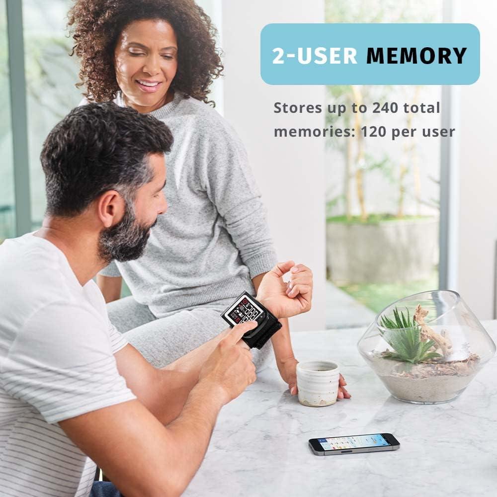 Monitor de Presión Arterial de Muñeca HoMedics Premium - Bluetooth