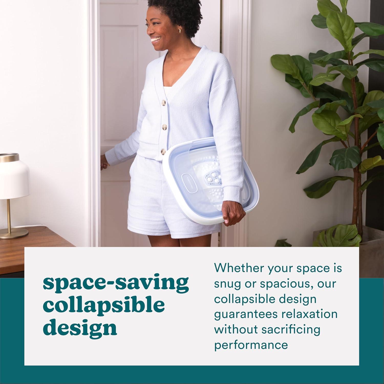 Baño de Pies Plegable Homedics Smart Space 40.8x36.8cm