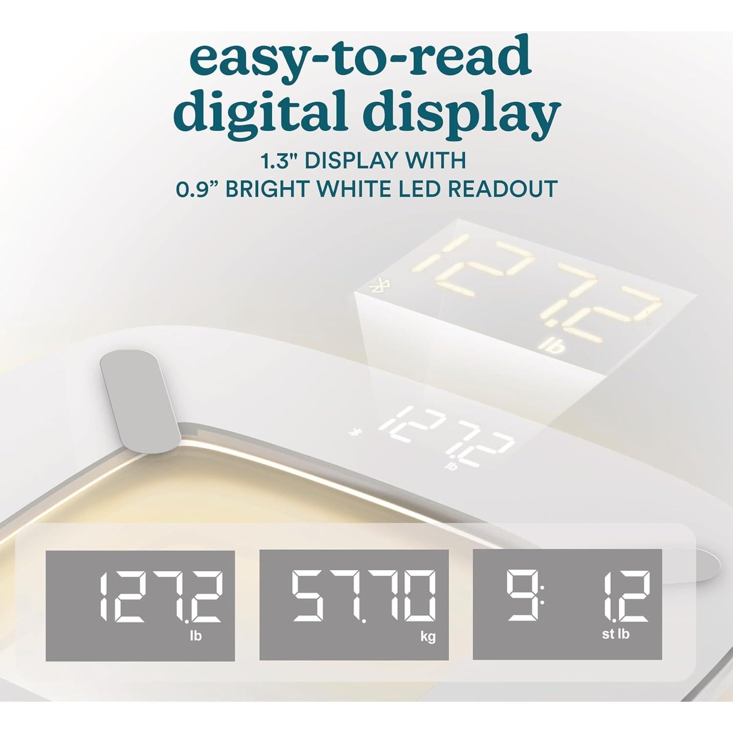 Báscula Digital Inteligente Homedics SCL-BBC200-WT 13 Métricas