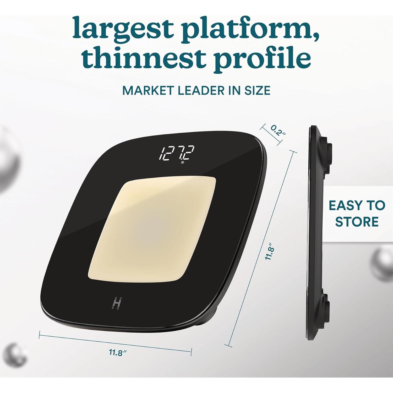 Báscula Digital de Baño Homedics SCL-B100BK, 30x30cm, 181kg