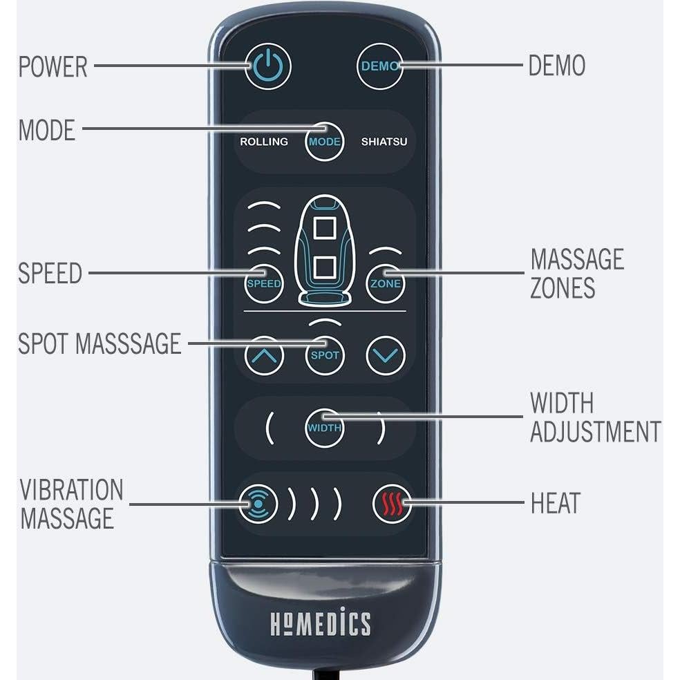 Cojín de Masaje HoMedics MCS-757H con Calor y Gel