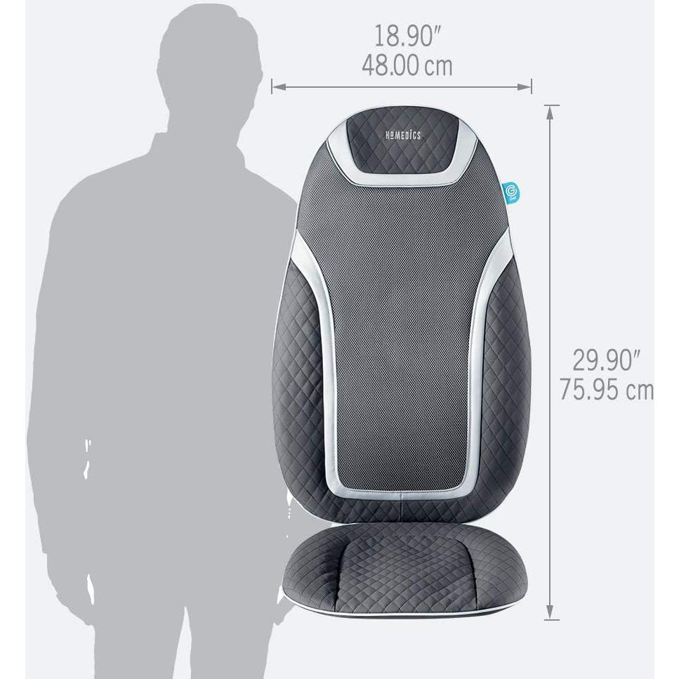 Cojín de Masaje HoMedics MCS-757H con Calor y Gel