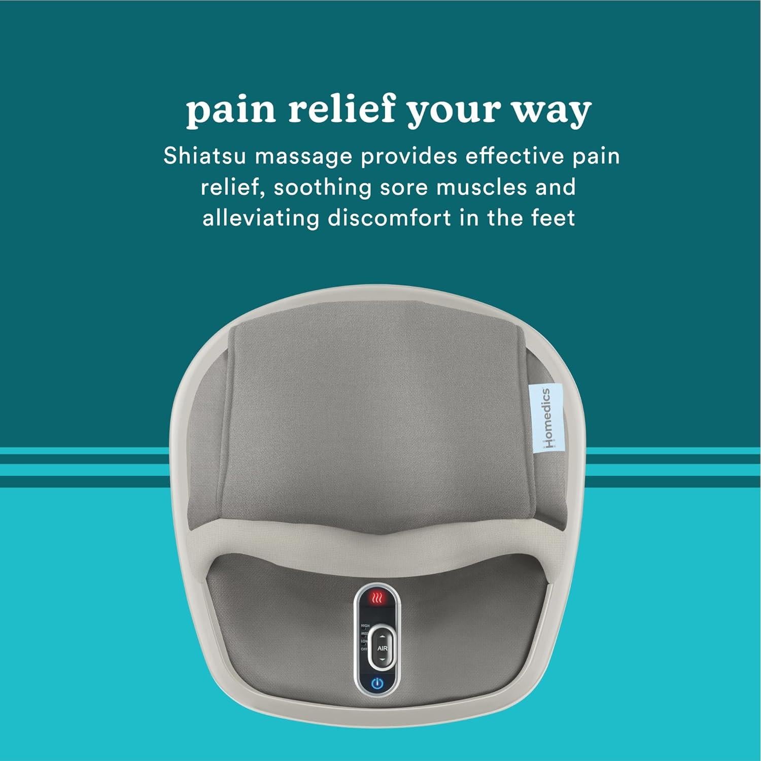 Masajeador de pies Homedics Shiatsu Air Max con calor