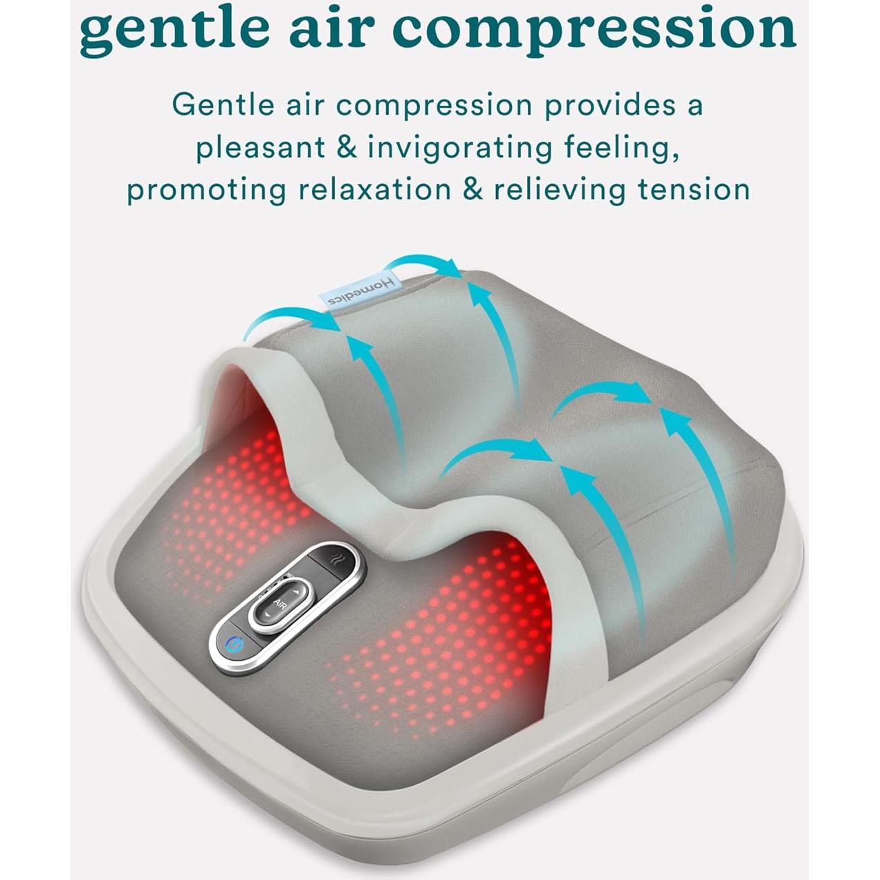 Masajeador de pies Homedics Shiatsu Air Max con calor