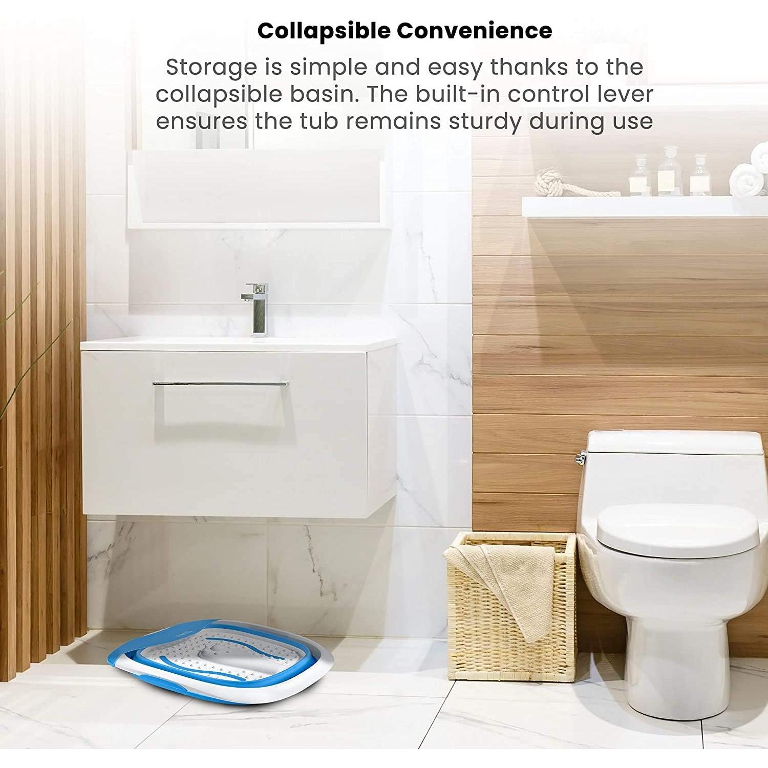 Bañera de Pies Plegable Homedics Compact Pro Spa con Calor