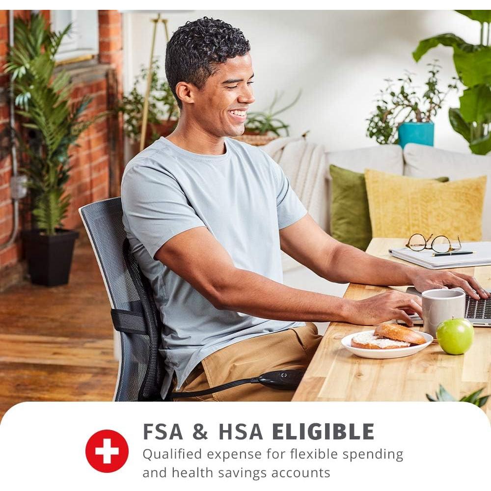 Soporte Lumbar Ergonómico HoMedics HCS-50DJ-BK con Calor