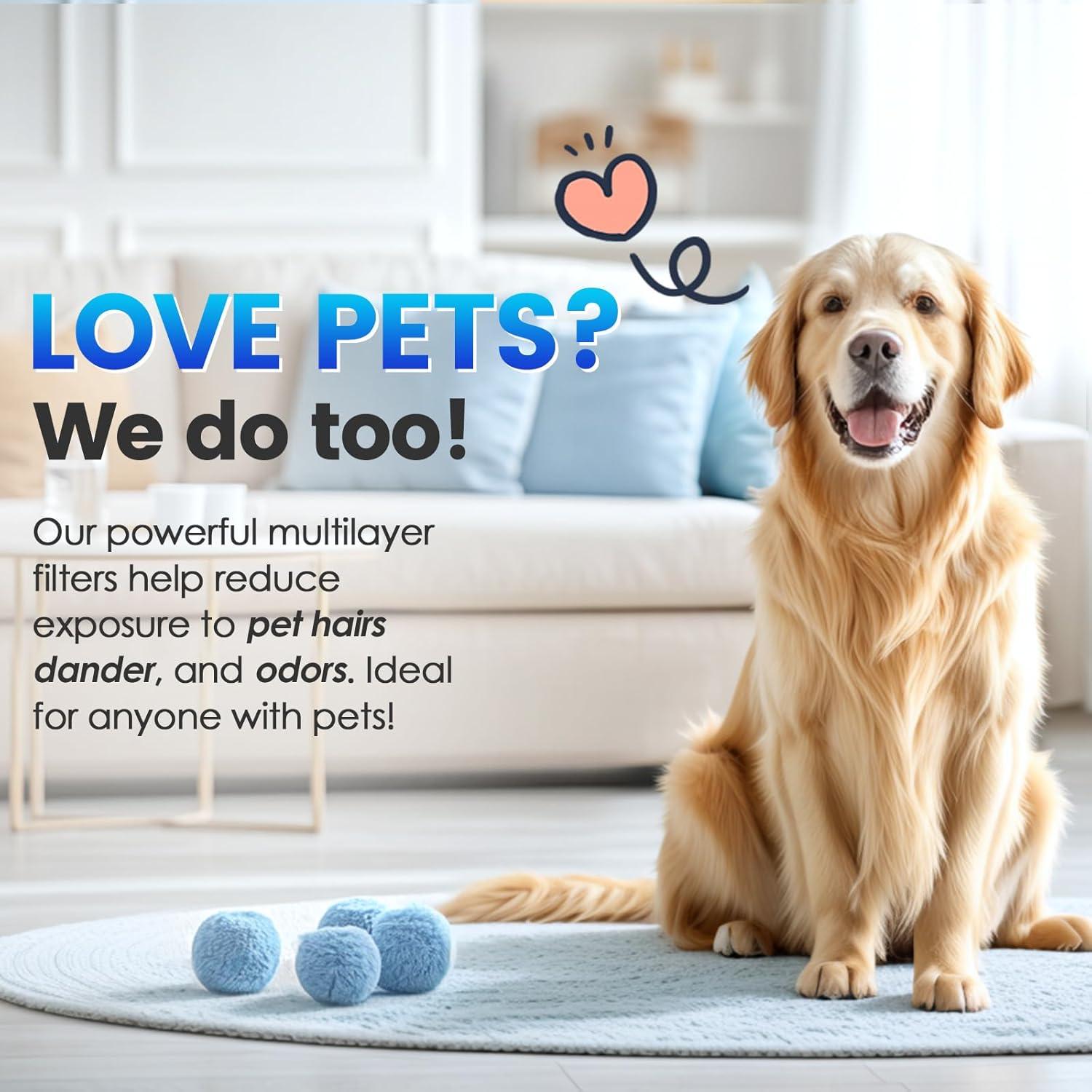 Filtro HEPA AP-T10FL JORAIR para Purificador HoMedics 2 Pzas