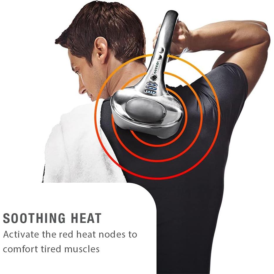 Masajeador Percusivo Inalámbrico Brookstone Max 2 - Alivio Cuello y Espalda