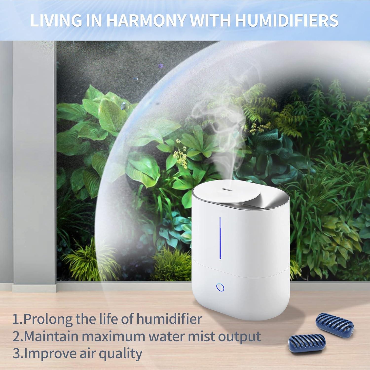 Paquete de 20 Cartuchos Desmineralizadores SOMEWAYTOP para Humidificador