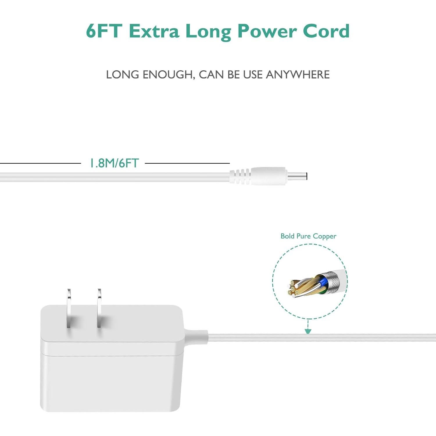 Cargador 6V para máquina de sonido HoMedics SS-2000 Lnauy