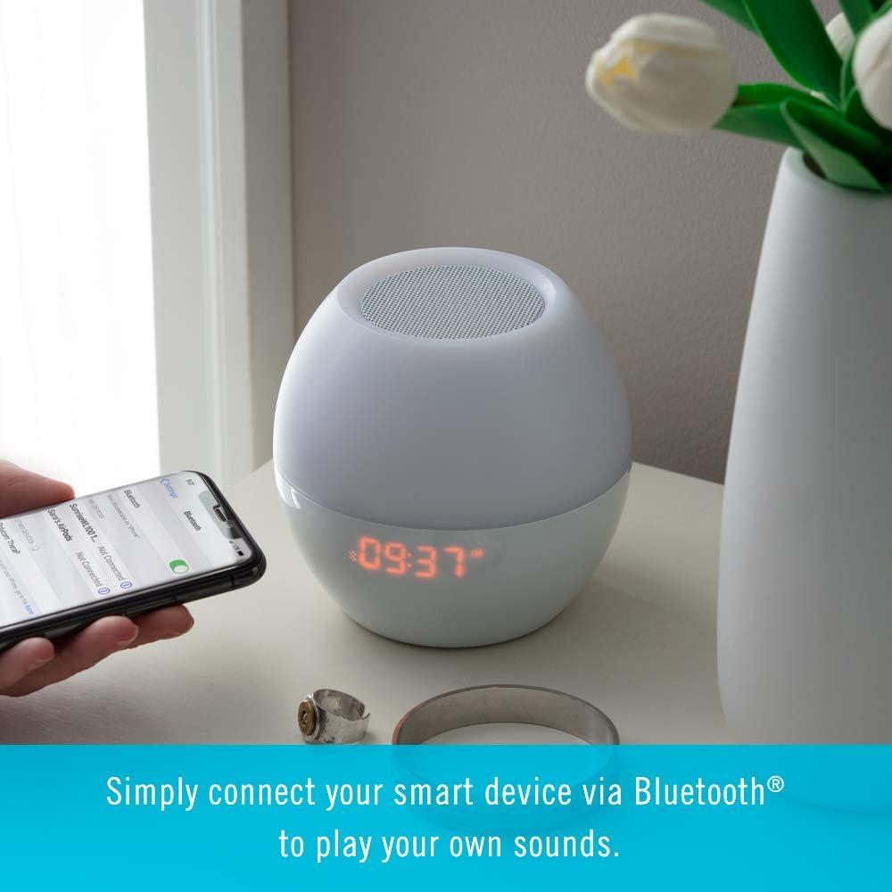 Máquina de Sonido HoMedics SS-WL100 con Reloj Despertador y Luz