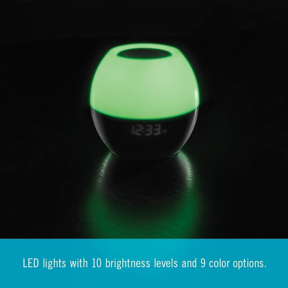 Máquina de Sonido HoMedics SS-WL100 con Reloj Despertador y Luz