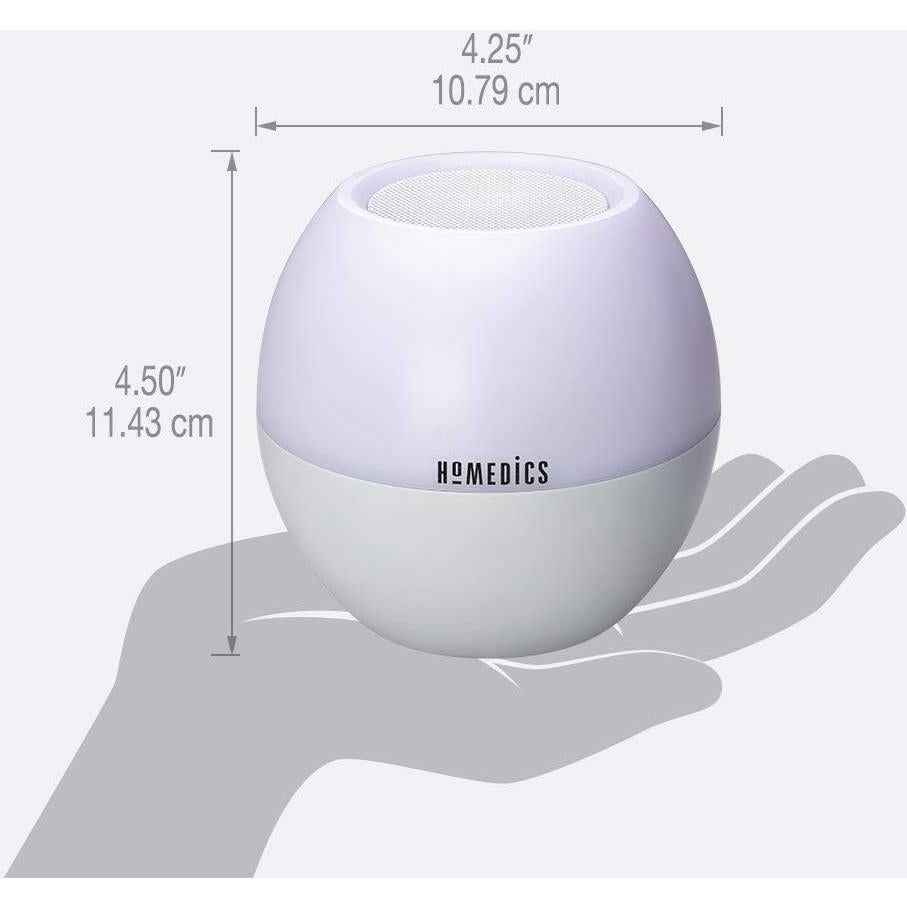 Máquina de Sonido HoMedics SS-WL100 con Reloj Despertador y Luz