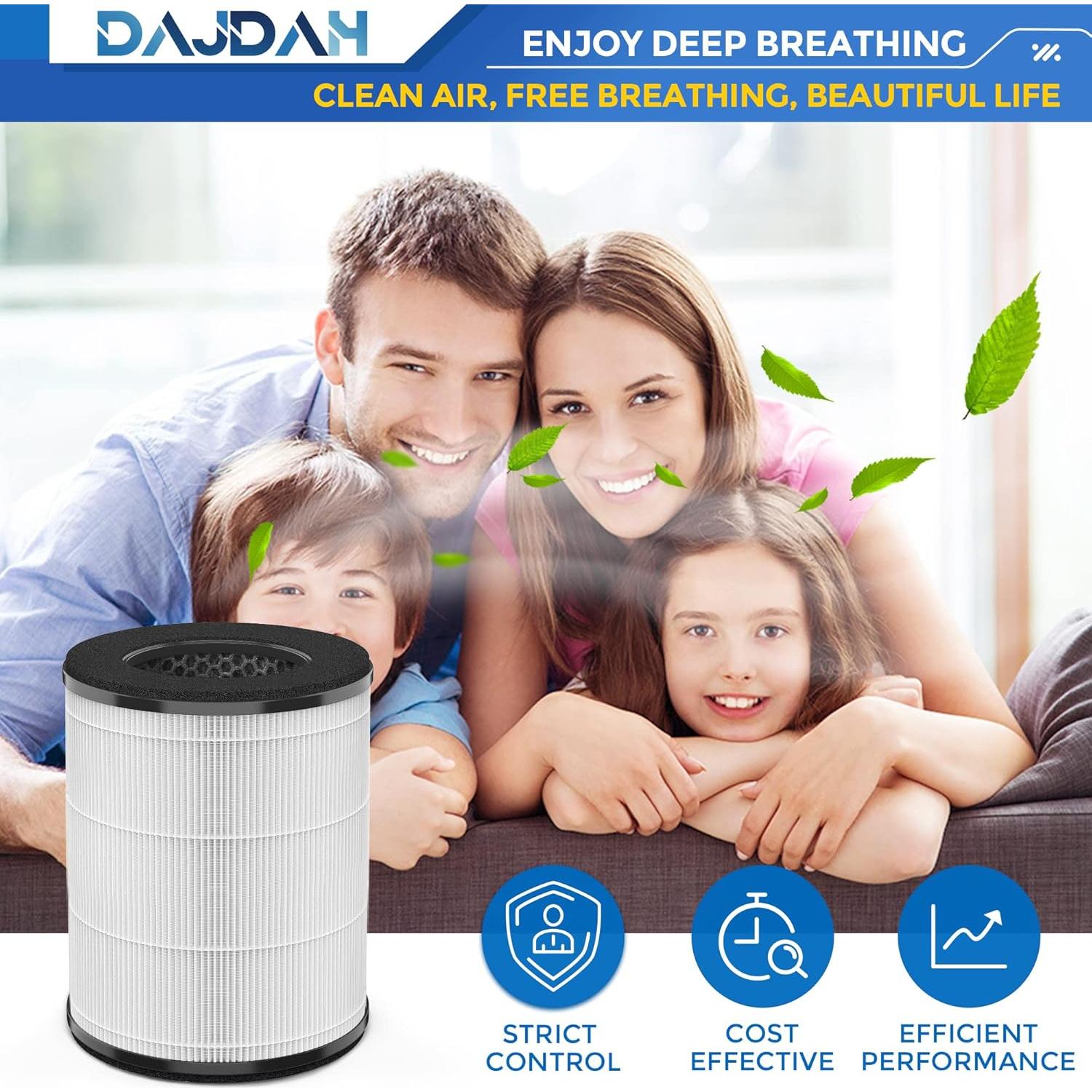 Filtro de Reemplazo HEPA DAJDAH AP-T20FL para Purificador de Aire